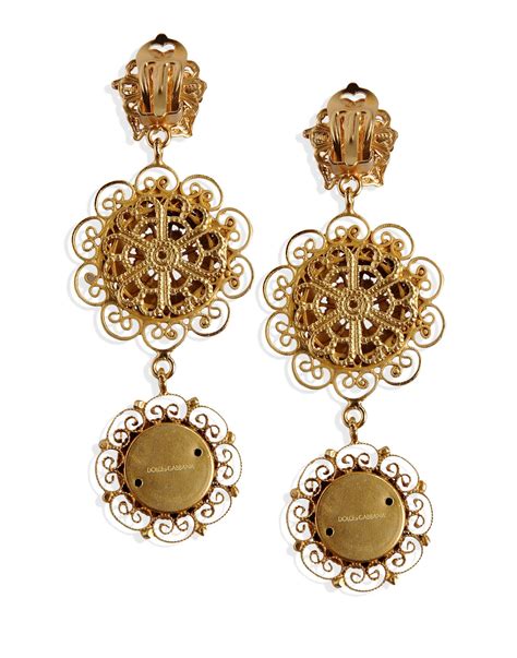 dolce gabbana ohrringe|dolce and gabbana earrings.